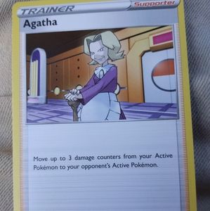 A Agatha trainer card